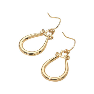 Open Abstract Teardrop Earrings