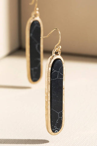 Drop Stone Earrings