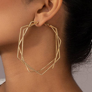 Geometric Drop Earrings