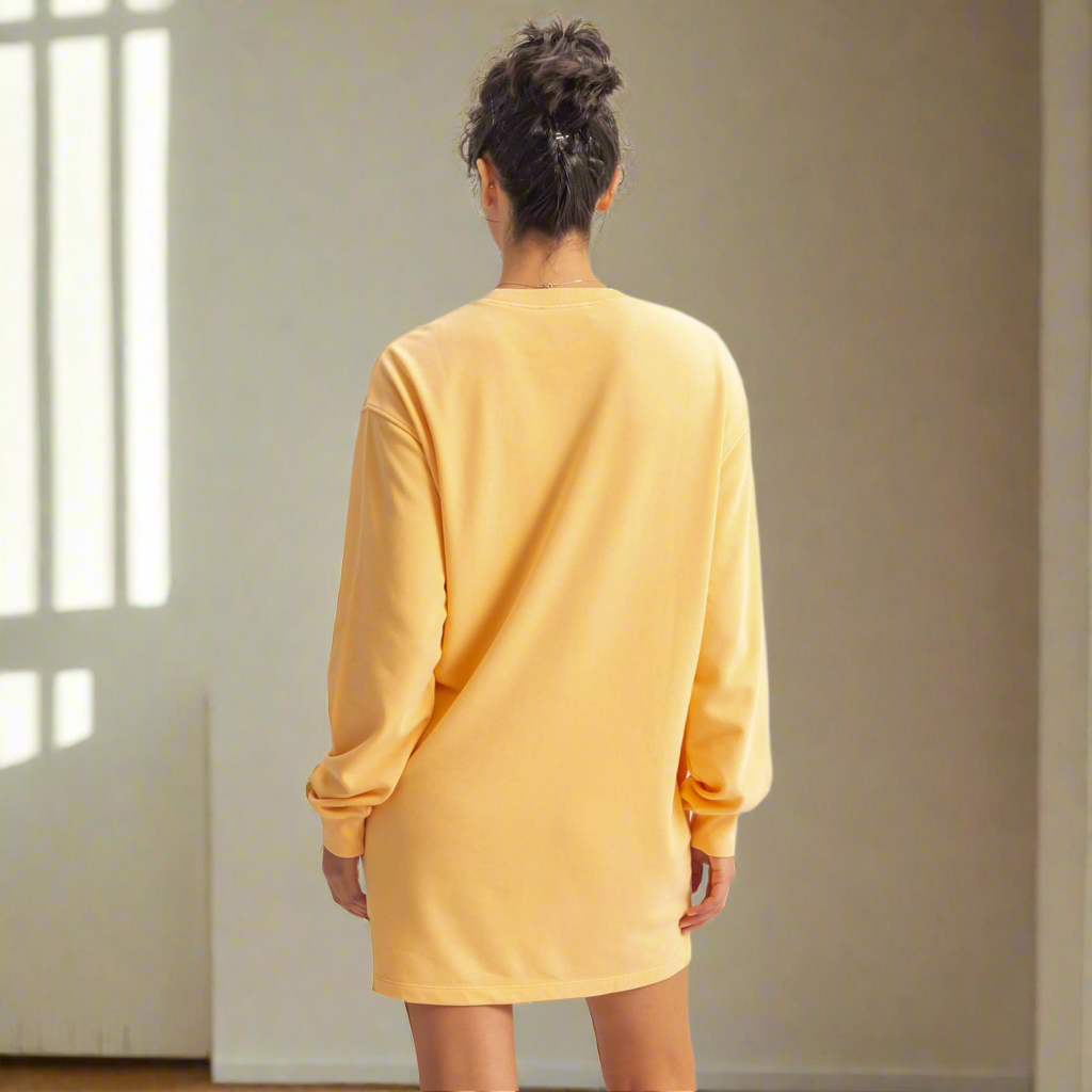 Oversized Mini Sweatshirt Dress