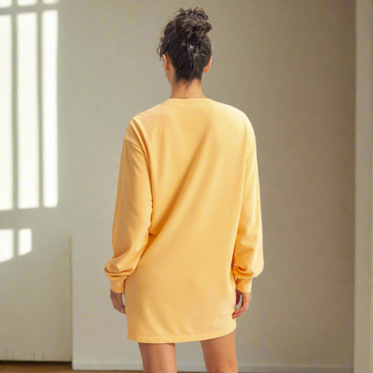 Oversized Mini Sweatshirt Dress