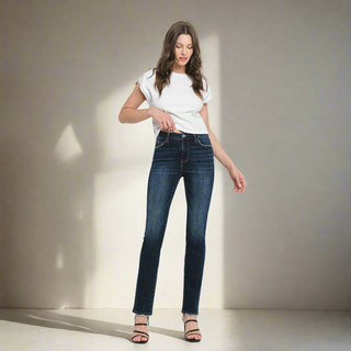 Felice Straight Leg Faded Denim