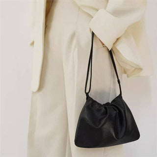 Faux Leather Cloud Bag
