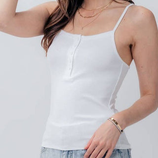 Button Front Cami