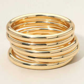 Stackable Polished Bangles