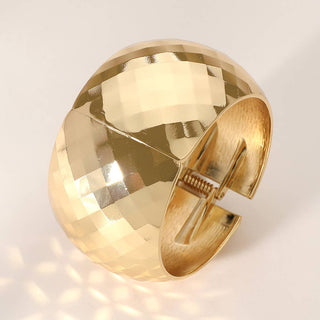 Textured Chunky Metal Bangle