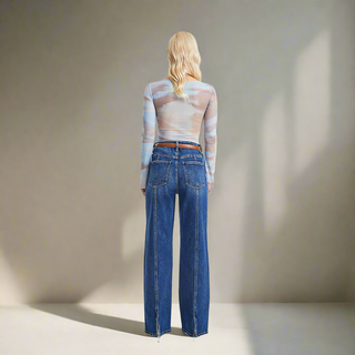 Super High Rise Wide Leg Jean