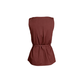 Sleeveless Cinched Tunic