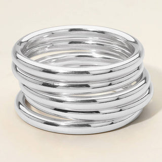 Stackable Polished Bangles