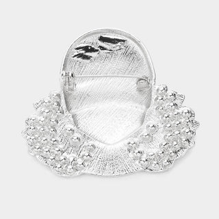 Queen Me Enamel Brooch