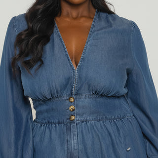 Penelope Denim Jumper
