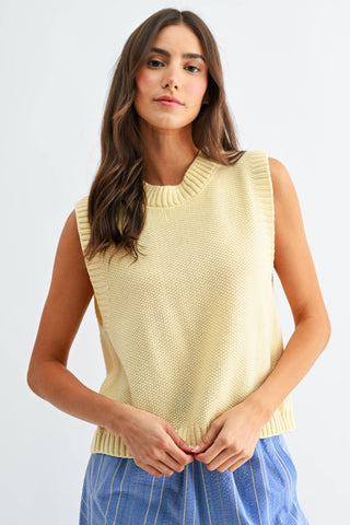 Open-Back Sweater Vest