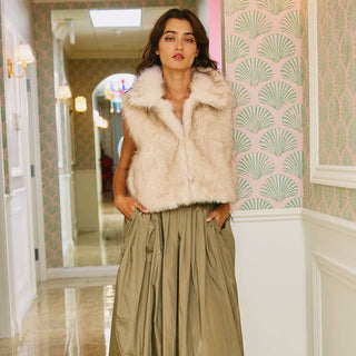Eliza Faux Fur Vest