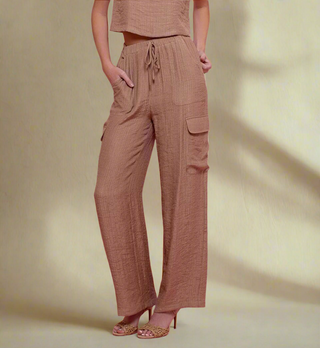 Sasha Drawstring Cargo Pants