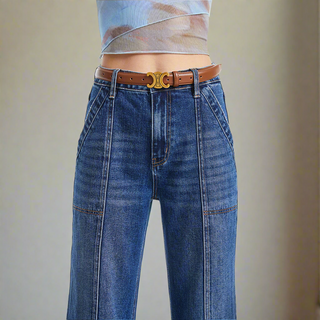 Super High Rise Wide Leg Jean