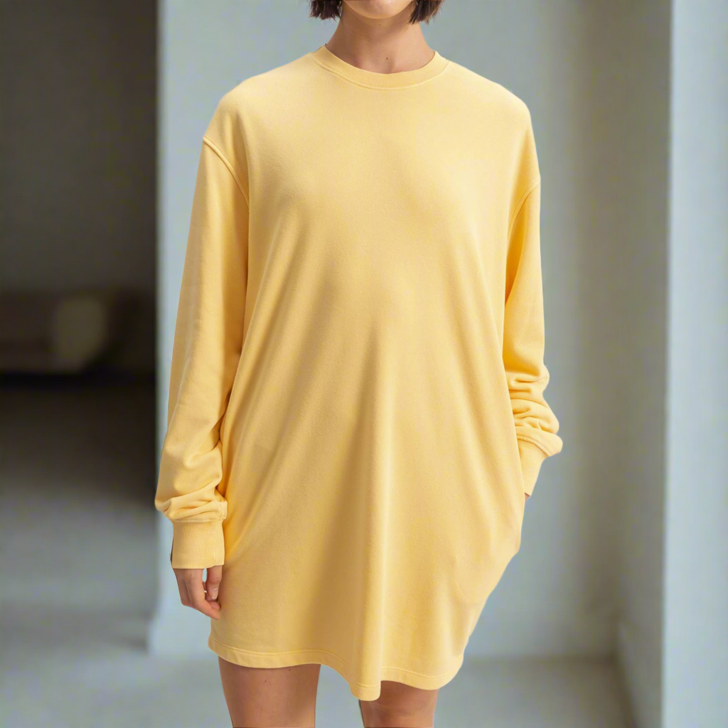 Oversized Mini Sweatshirt Dress