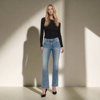 Miranda Mid-Rise Bootcut Jeans