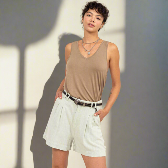 V Neck Tank Top