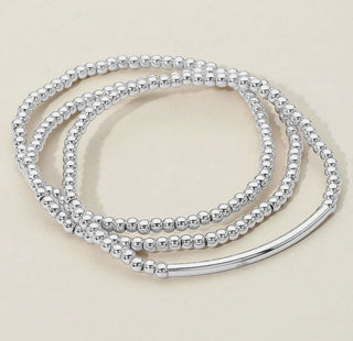 Beaded Bar Accent Bracelets