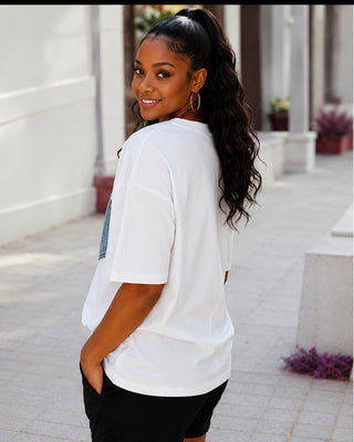 Denim Detail Pocket Tee