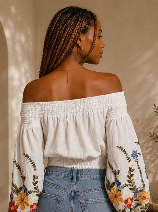 The Floral Positano Top