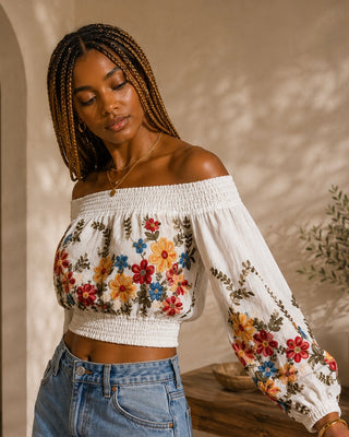 The Floral Positano Top