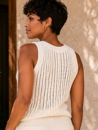 The Callie Sleeveless Sweater Tank