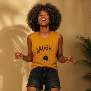 Current Mood Graphic Muscle Tee