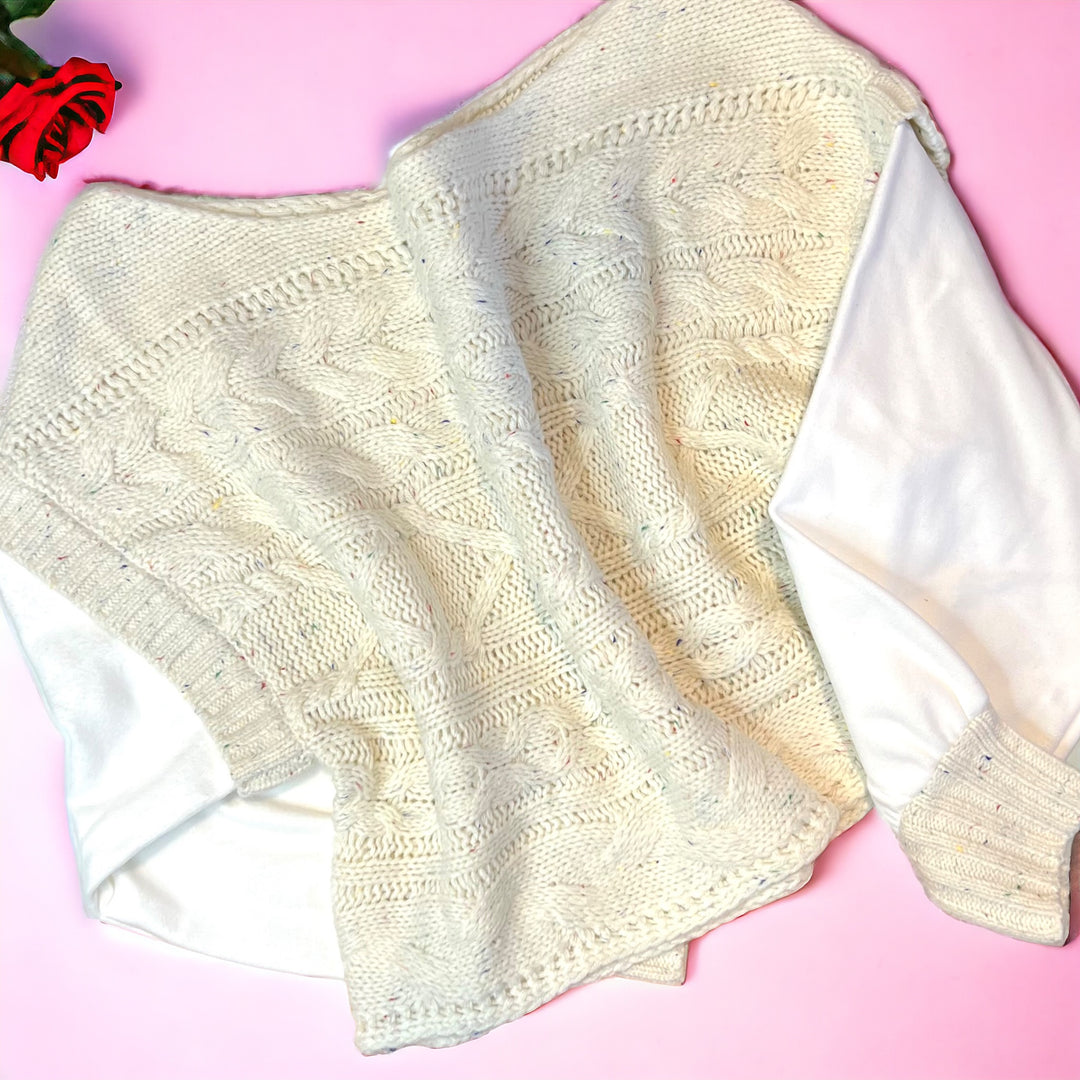 Faux Two-Piece Sweater