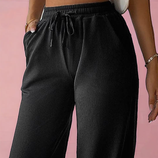 Casual Roll Hem Pants