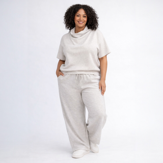 Modal Curvy Cowl Neck Top