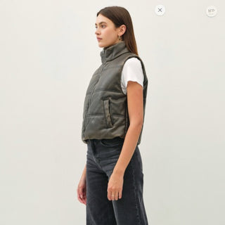 The Sofie Faux Leather Vest