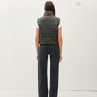 The Sofie Faux Leather Vest
