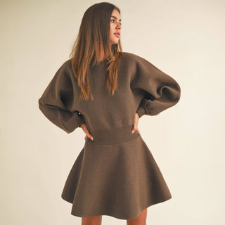 The Micah Mini Sweater Dress
