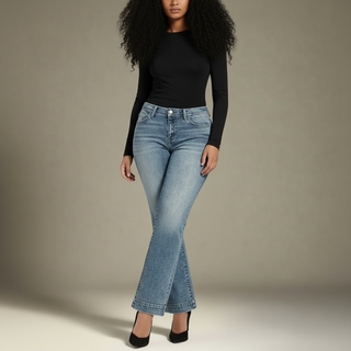Miranda Mid-Rise Bootcut Jeans