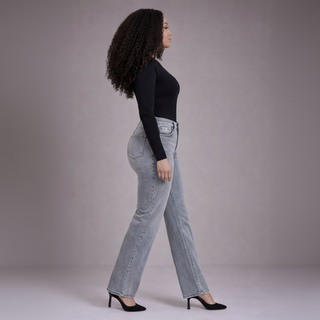 Olivia Grey Wide Leg