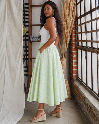 Zebra Print Wide Leg Pants