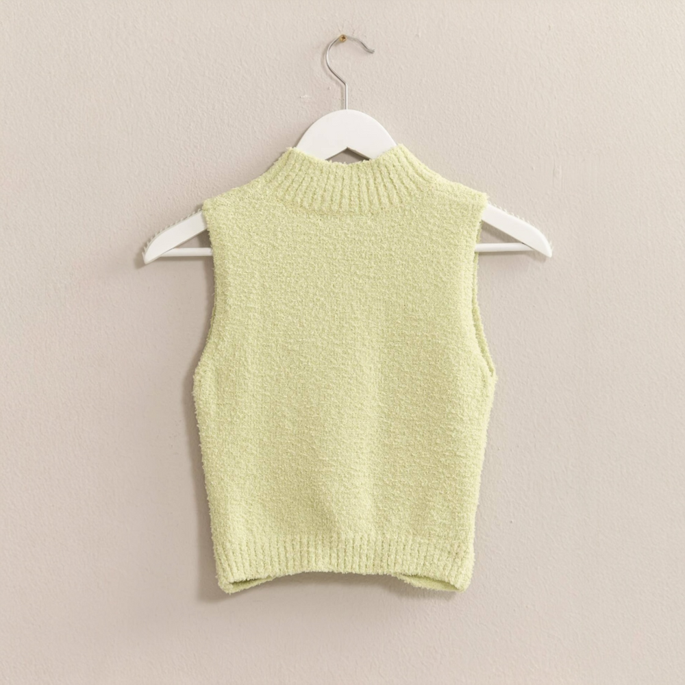The Mandy Fuzzy Knit Top