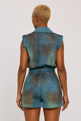 Zipper Utility Romper
