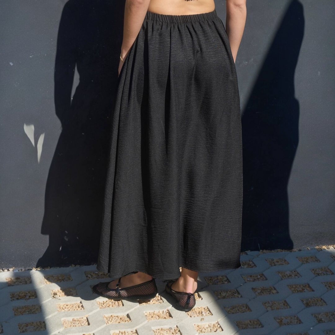 Madison High Waist Midi Skirt