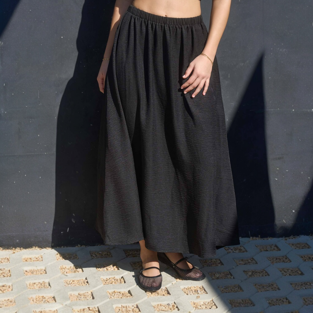 Madison High Waist Midi Skirt