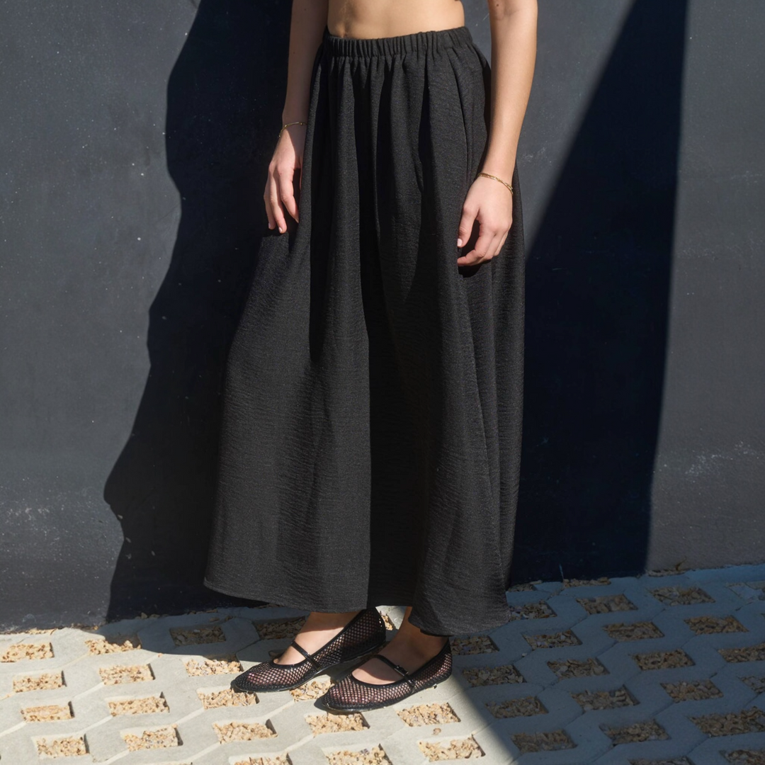 Madison High Waist Midi Skirt