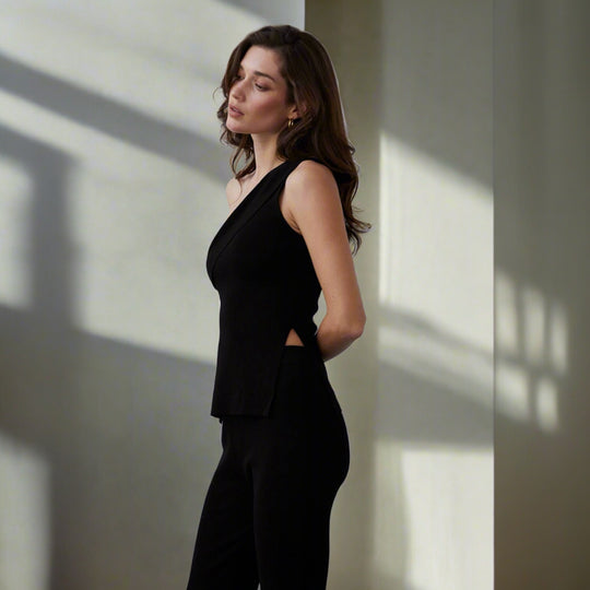 Fiona One Shoulder Pants Set