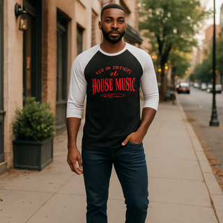 House Music - 3/4 Sleeve Tee