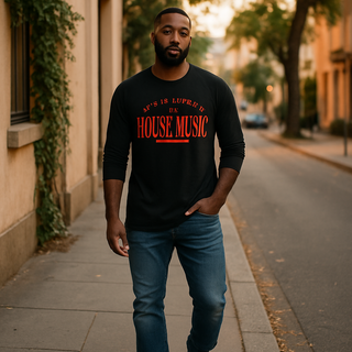 House Music - 3/4 Sleeve Tee