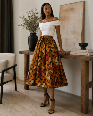The Zuri Midi Skirt