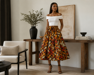 The Zuri Midi Skirt