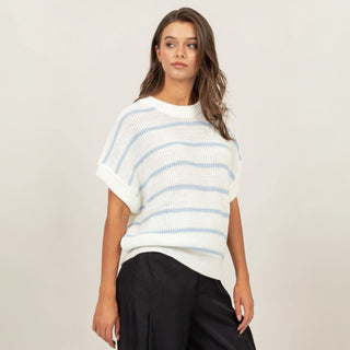 The Kelly Striped Sweater Vest