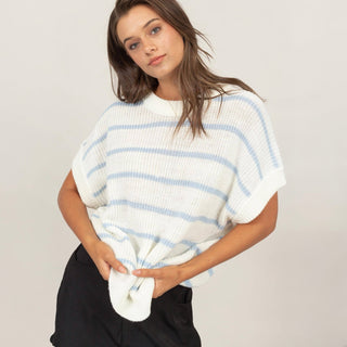 The Kelly Striped Sweater Vest