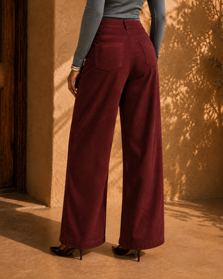 The Merlot Wide Leg Pant
